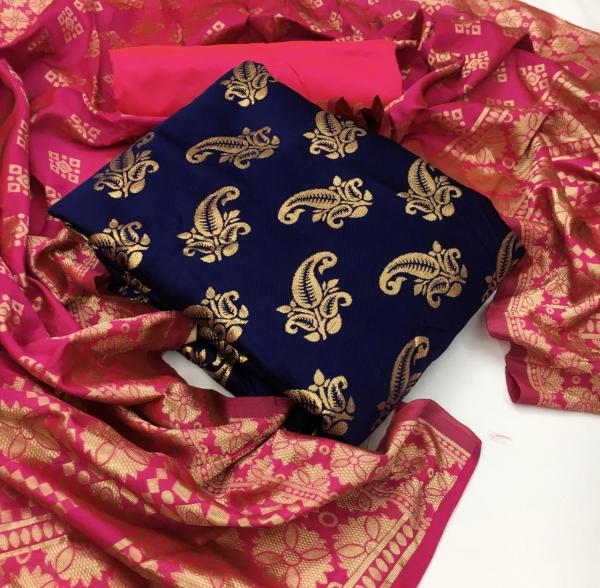 Banarasi Silk Dress 22 Designer Festive Wear Banarasi Silk Salwar